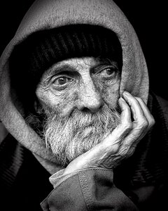 Male poor homelessness photo