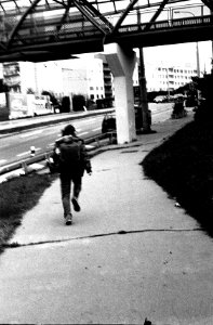 Kiev 4 + Helios-103 - Running Guy