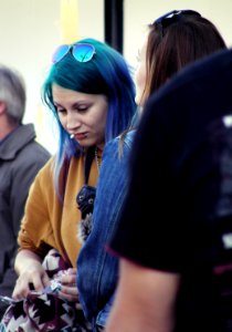 Young Woman Rolling Herself a Cigarette 2