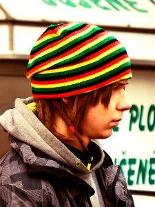 Lad with Colorful Cap