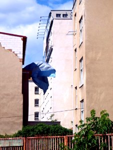 Blue Tarp on a House