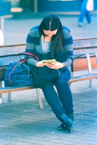 Praktica MTL 5 + Pentacon Electric 4/200 MC - Reading Woman