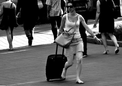 Woman in a Hurry 2 photo