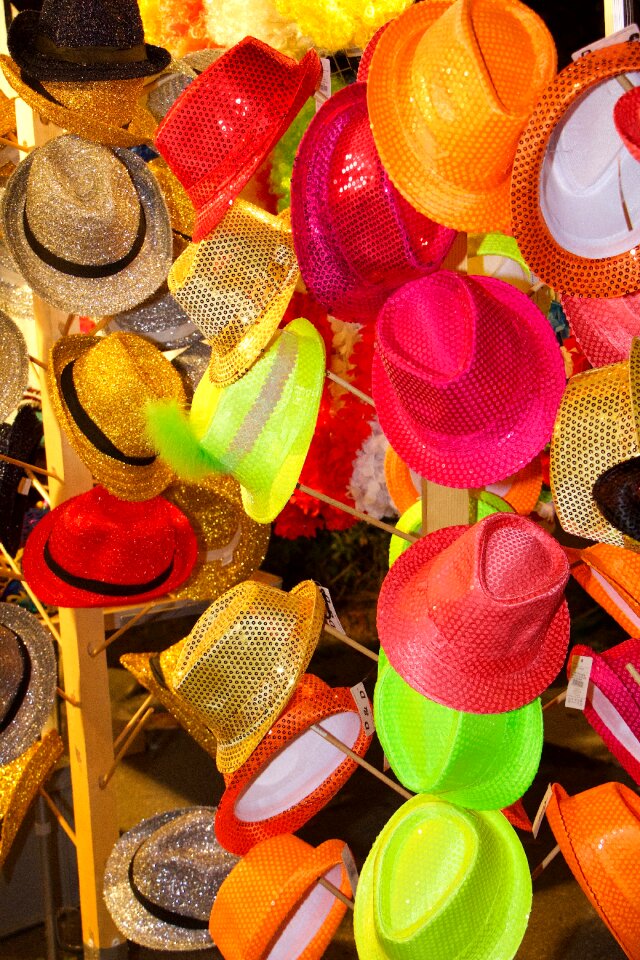 Sun protection head decoration color