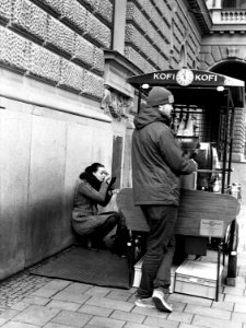 Praktica MTL 5 + Edixa-Iscotar 1:2,8/50 - Street Café