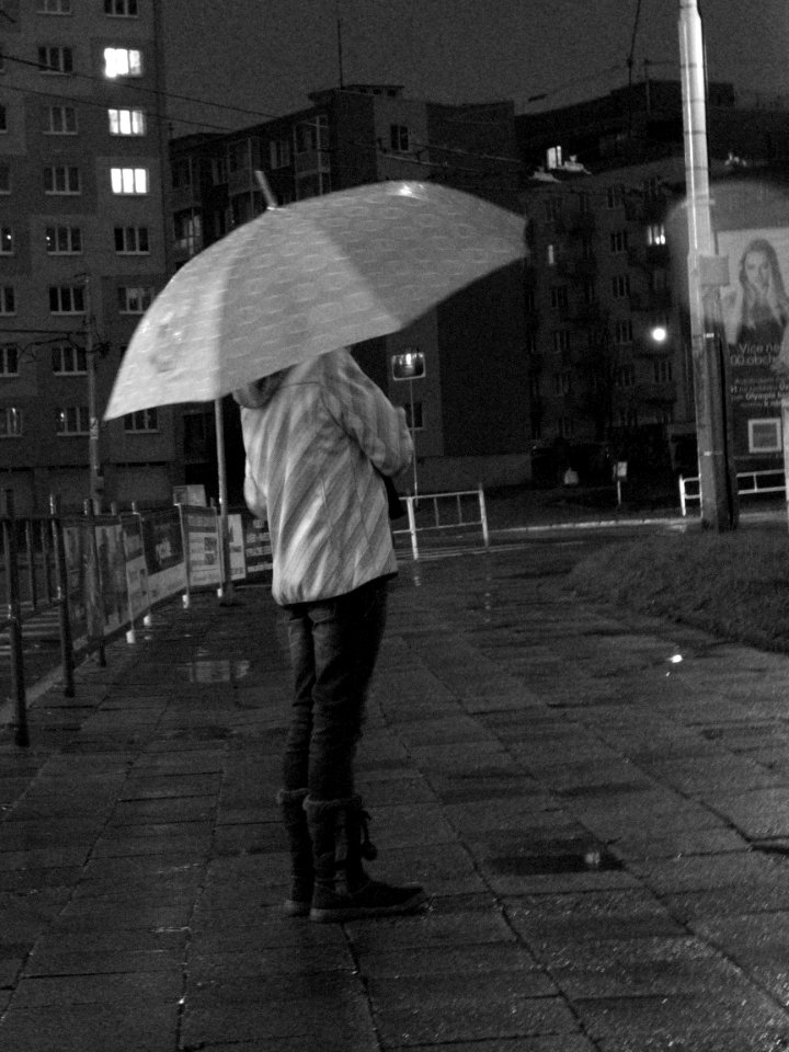 Girl with Umbrella 1