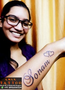 name tattoo by Amar tattoo