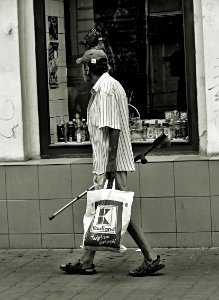 Walking Man and His Reflection (remastered) photo