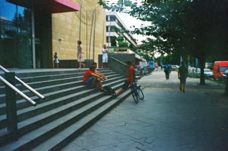 Vilia - In front of a Library 1 photo