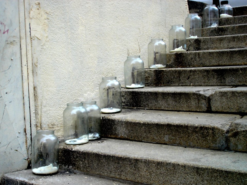 Stairs with Jars
