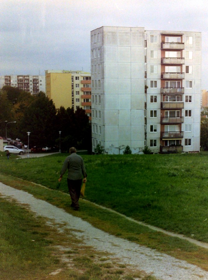 Kiev 4 - Man Entering a Housing Estate