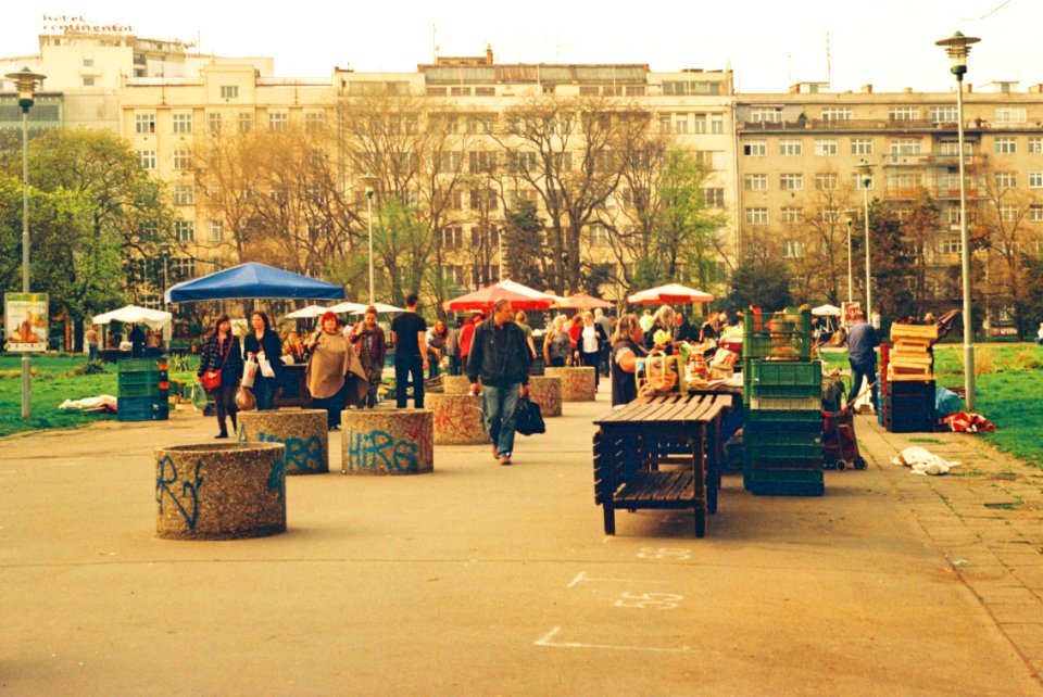Praktica MTL 5 +  Helios 44-2 2/58 - Market Square