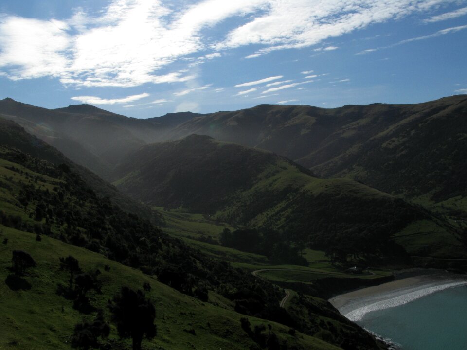 New zealand mountains green