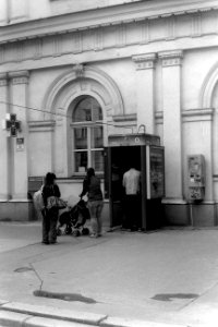 Kiev 4 - People in front of the Hospital