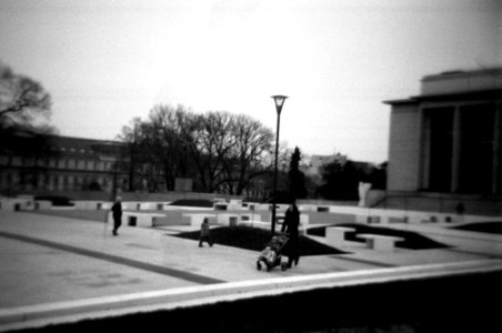 Holga 120FN - New Park in front of Janáček's Theatre