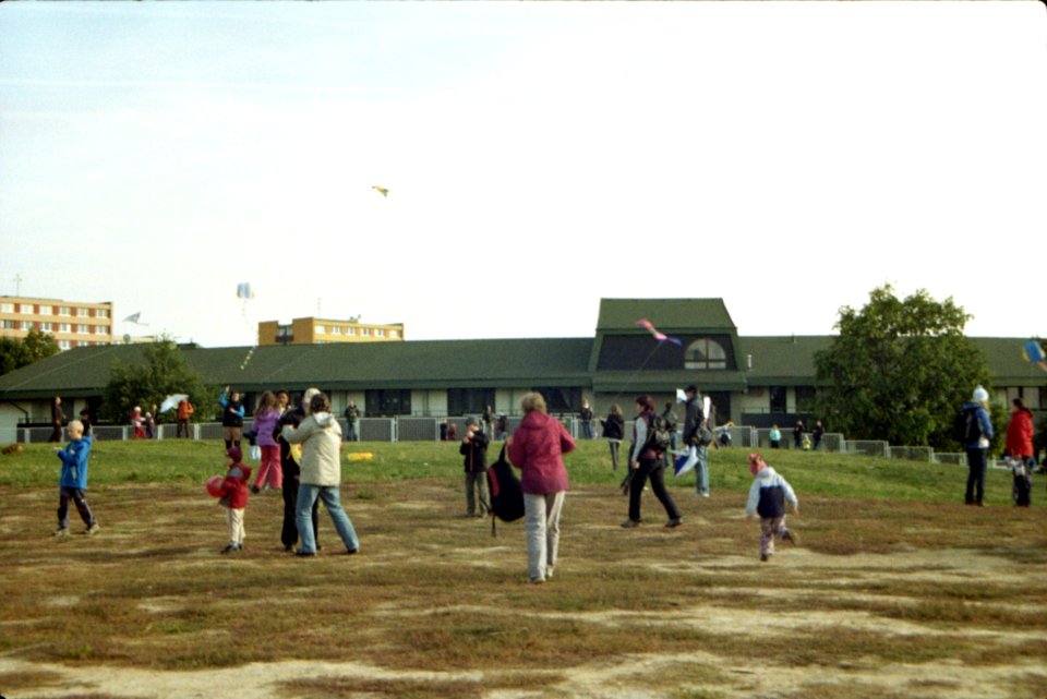 Praktica BC1 - New Scan - Children Flying Kites at Communist Rally