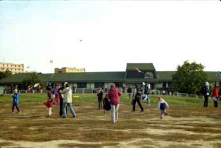 Praktica BC1 - New Scan - Children Flying Kites at Communist Rally