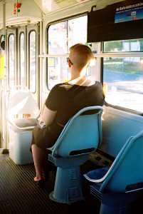 Pentacon Electra - Woman in the Tram