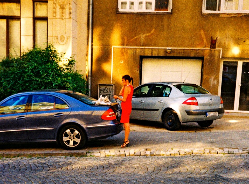 Woman in Red (redscale film)