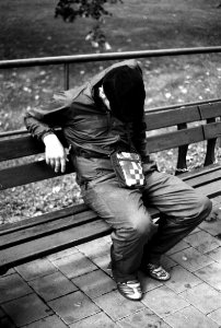 Canon EOS30 - New Scan -  New Scan - Tired Man on the Bench
