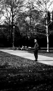 Zorki 4 + Industar-61 L/D - Young Woman Looking at the Tree 2