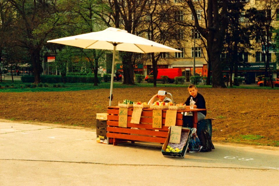 Praktica MTL 5 +  Helios 44-2 2/58 - Stand with Apples