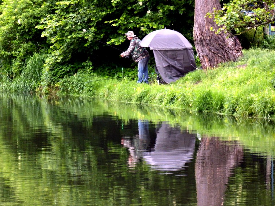 Fisherman at Svitava River 2