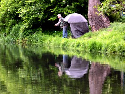Fisherman at Svitava River 2