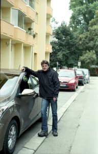 Kiev 4 - New Scan - My Brother with His New Car