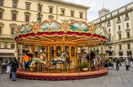 Amusement park florence italy photo