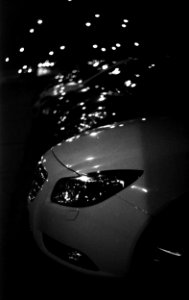 Praktica BC1 - Parked Cars at Night