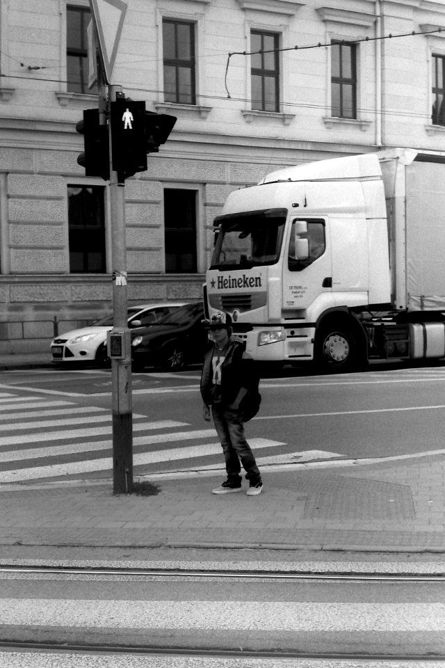Kiev 4 - Boy at Crosswalk