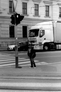 Kiev 4 - Boy at Crosswalk