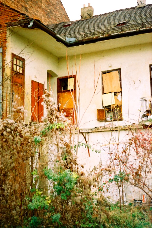 Praktica BC1 - Detail of a Dilapidated House