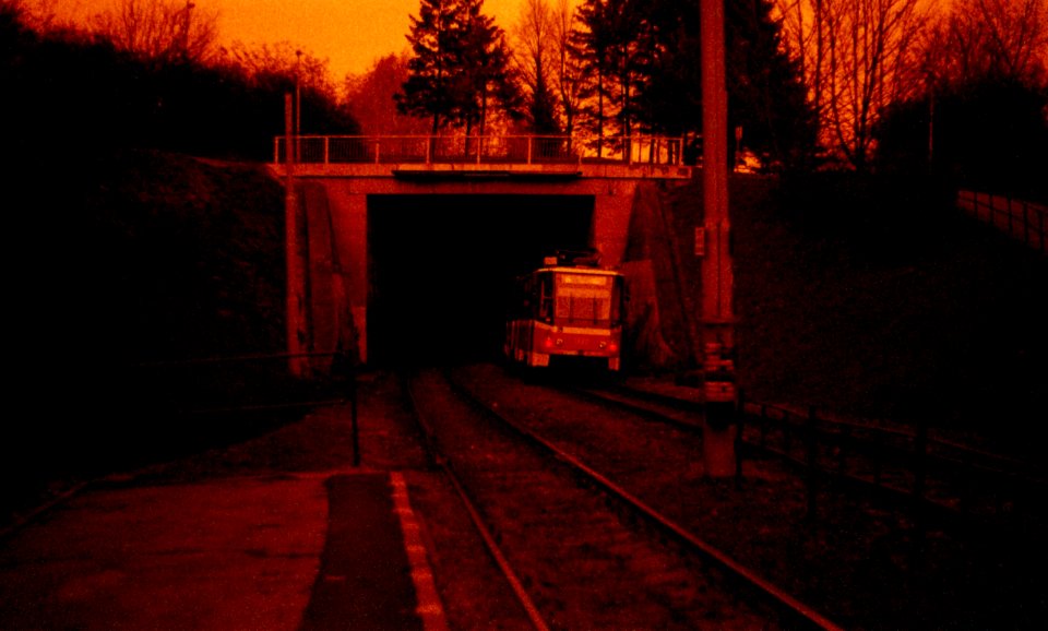 Praktica BC1 & Nightbird Film - Tram Tunnel