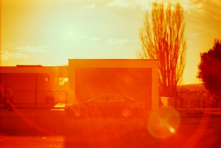 Praktica BC1 - Redscale - Villa Tugendhat (into the Sun)