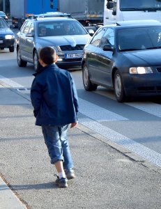 Boy and Cars