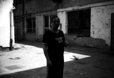 Praktica MTL5 with MIR-1V - Self Portrait at Work 01