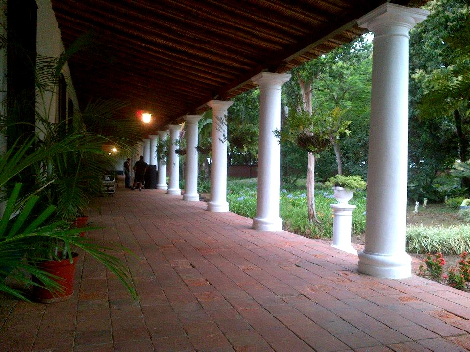 Corredor de la Casona de la Hacienda La Vega