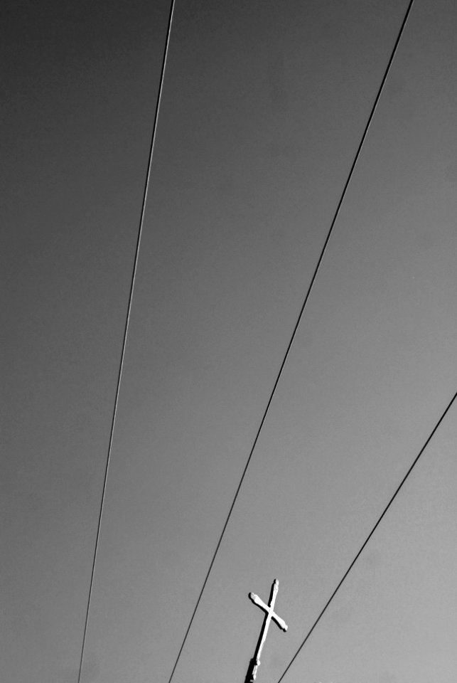 Sony Alpha A230 with MIR-1V- Cross at the End of the Summer
