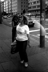 Lomo 135VS - Woman Looking at Something