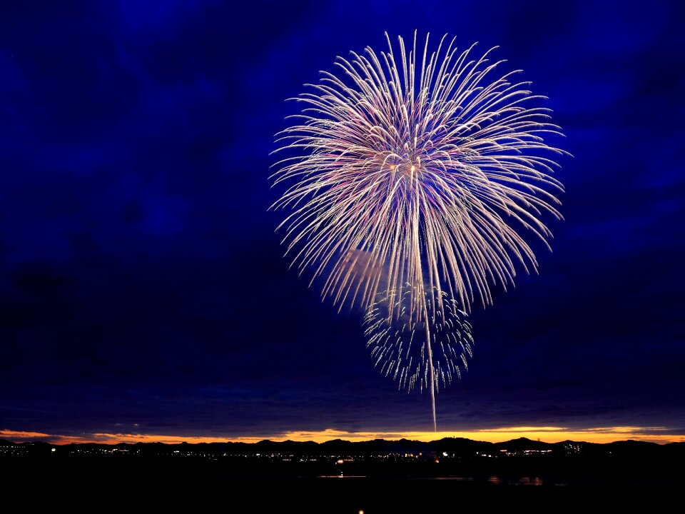 Celebrate boom explosion