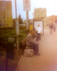 Chaika 3 (on redscale film) - At Bus Stop 1