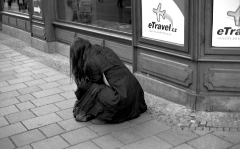 Canon EOS 30 - Woman Arranging Something in her Bag