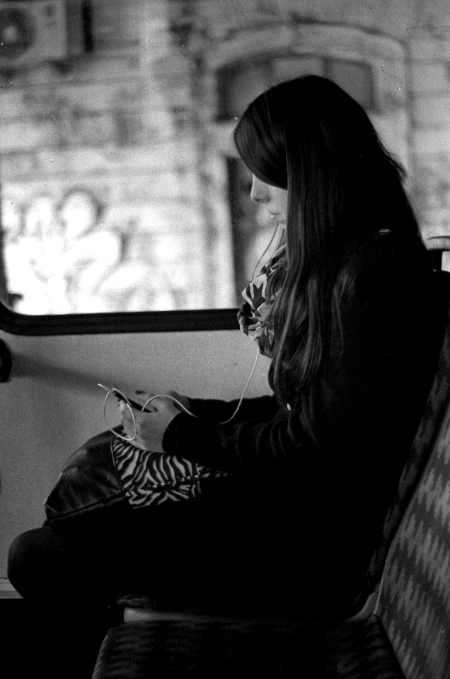 Praktica BC1 - Girl in the Bus