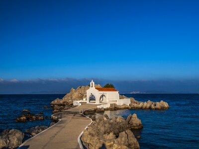 Chios church blue photo