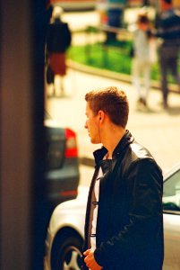 Praktica MTL 5 + Pentacon Electric 4/200 MC - Taken from the Closing Tram Door