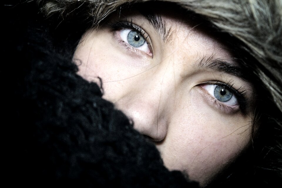 Eyes woman young girl