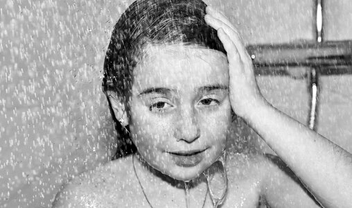 Water drop of water wet