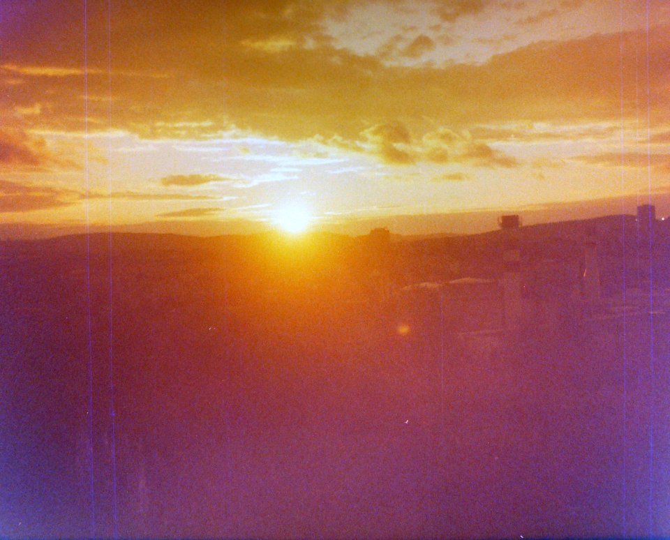 Chaika 3 (on redscale film) - Sunset